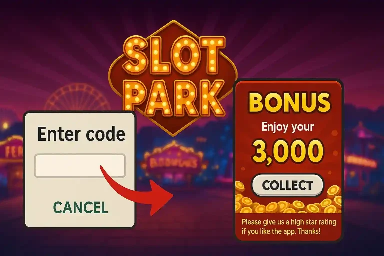 Wie man Slotpark Bonus codes verwendet